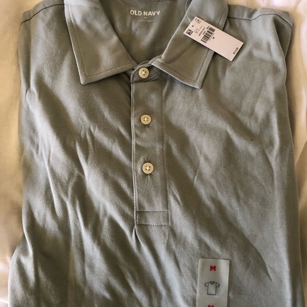 Old Navy Men's Sage Polo Shirt